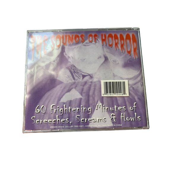 The Sounds of Horror CD 60 Frightening Minutes of Screeches Screams Howls - Picture 3 of 3